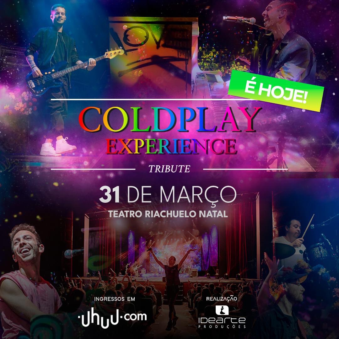 Hoje o Teatro Riachuelo receberá Coldplay Experience Tribute