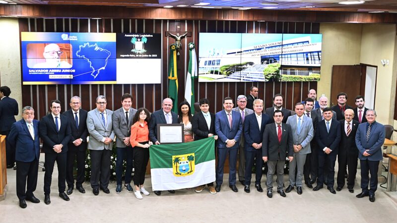 Grande Paolo, empresário italiano recebe título de cidadão potiguar na ALRN