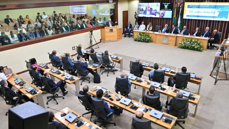 Sebrae recebe homenagem no Legislativo pelos seus 50 anos no RN