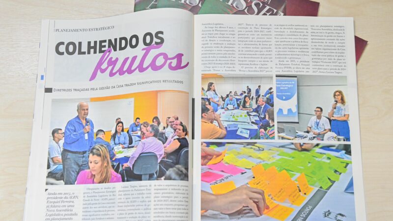 Revista anual da Assembleia destaca novos projetos e tetracampeonato da Unale