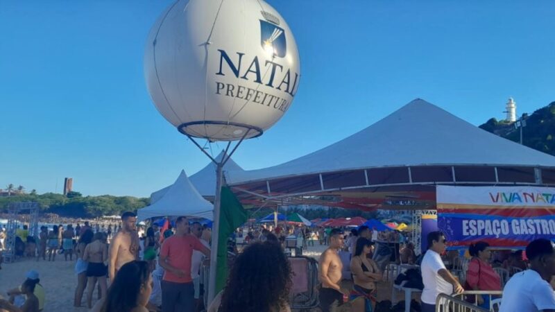 Projeto “Viva Natal nas praias” movimentou Areia Preta (Miami) no final de semana