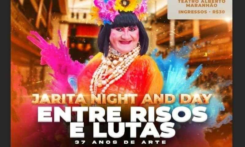 Jarita faz show no Teatro Alberto Maranhão