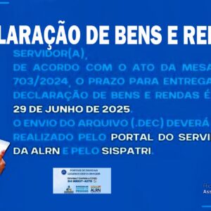 Atenção, Servidor: prazo para declaração de bens e rendas se encerra dia 29