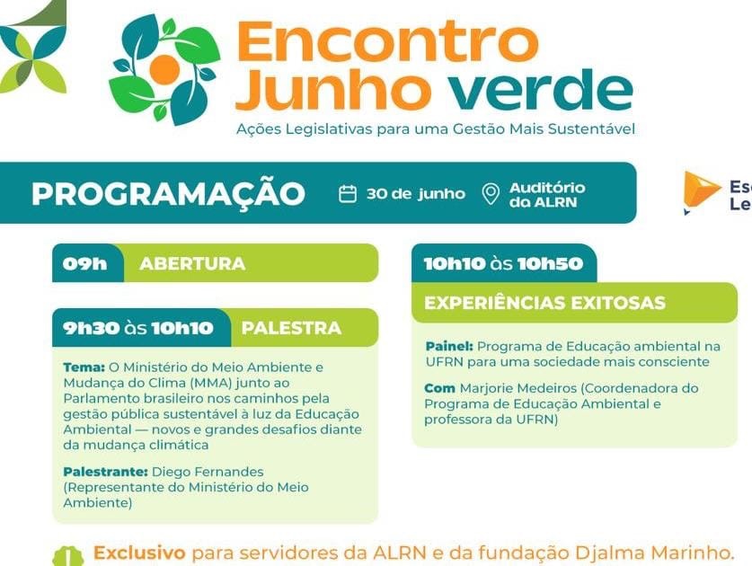 Assembleia Legislativa promove primeira edição do Junho Verde