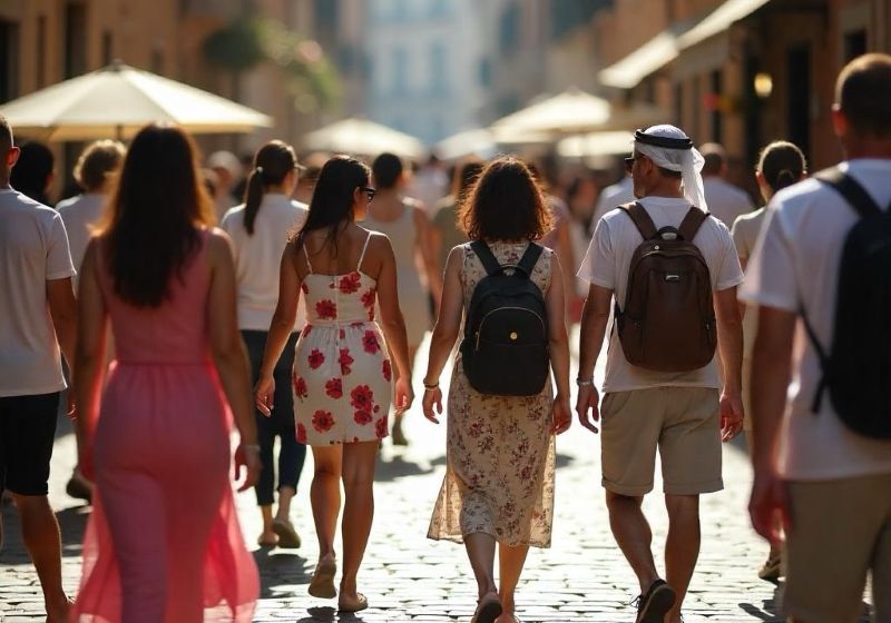 Turistas enfrentam superlotação em cidades europeias no auge do verão