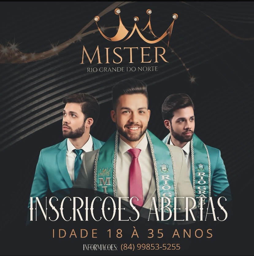 Inscrições Abertas para o Mister RN 2025: Concorra ao Título de “Mais Belo Potiguar”