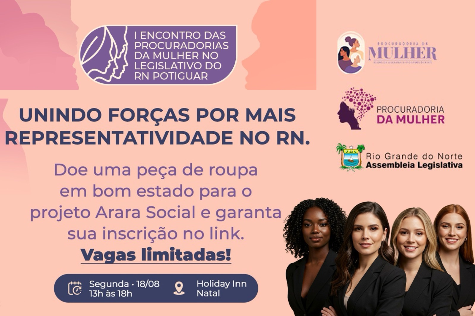 Força feminina em pauta: ProMulher da ALRN reúne lideranças no combate à violência de gênero