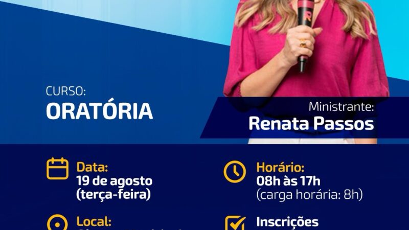 Escola da Assembleia promove curso de oratória para população de Passa e Fica