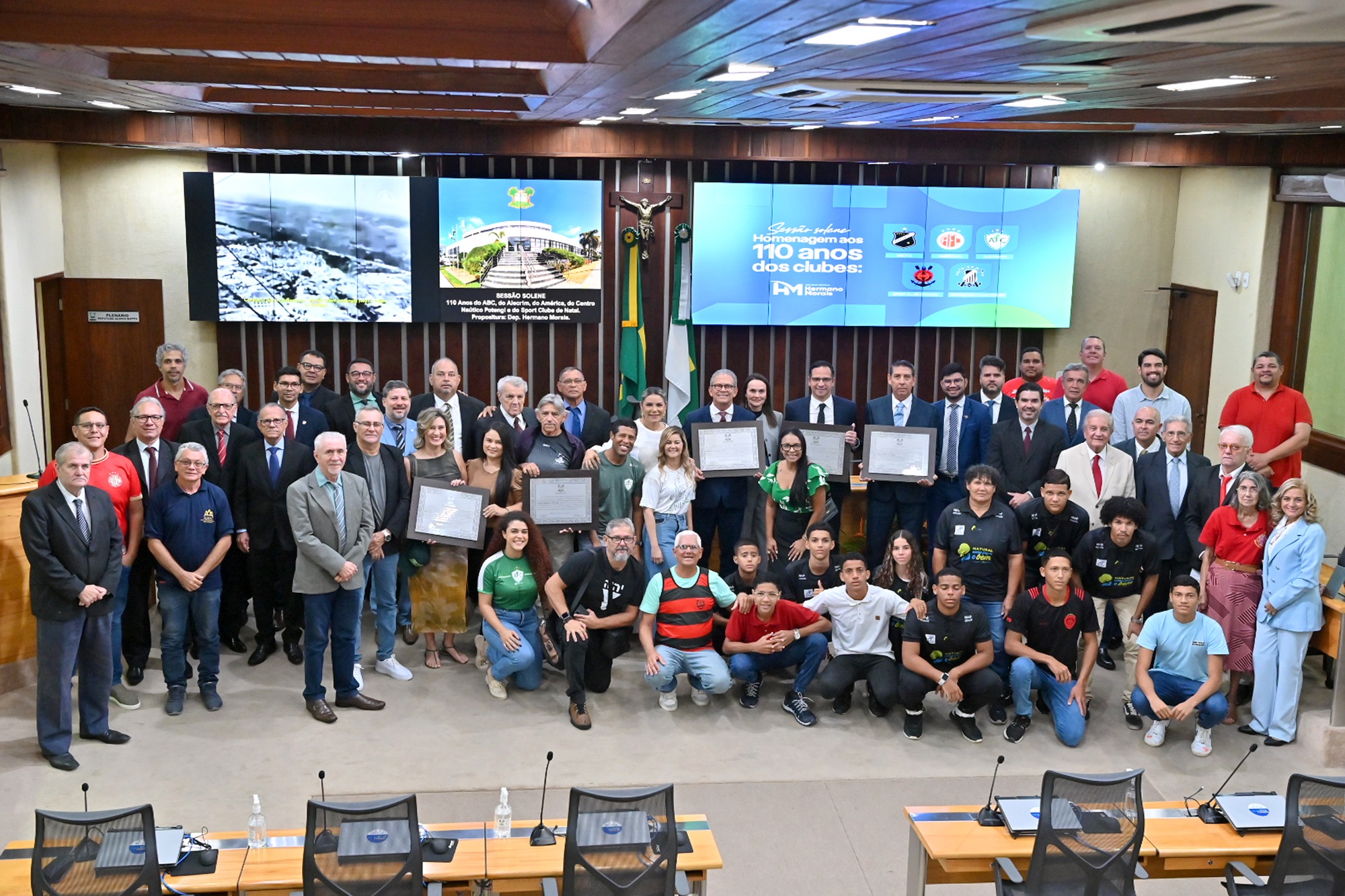 ALRN realiza sessão solene em homenagem aos 110 anos de clubes históricos de Natal
