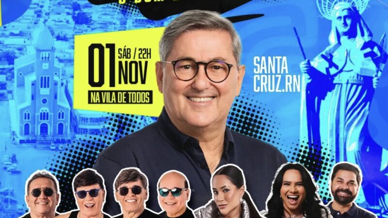 Grafith, Michele Andrade e Circuito Musical vão comandar a festa de aniversário de Tomba Farias em Santa Cruz