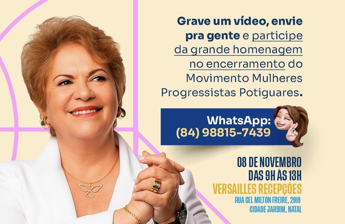 Shirley Targino encerra ciclo do Mulheres Progressistas com homenagem a Wilma de Faria