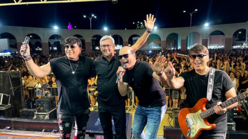 Deputado Tomba comemora aniversário com shows em Santa Cruz e ganha o “parabéns” da banda Grafith