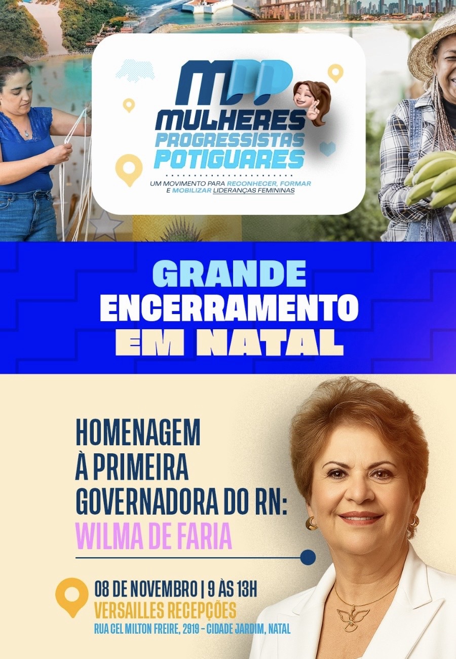 Shirley Targino encerra em Natal a série de encontros do PP Mulher homenageando Wilma de Faria