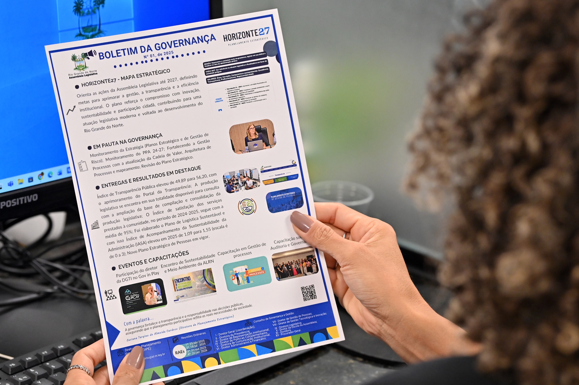 Diretoria de Planejamento da ALRN lança boletim da Governança para fortalecer transparência