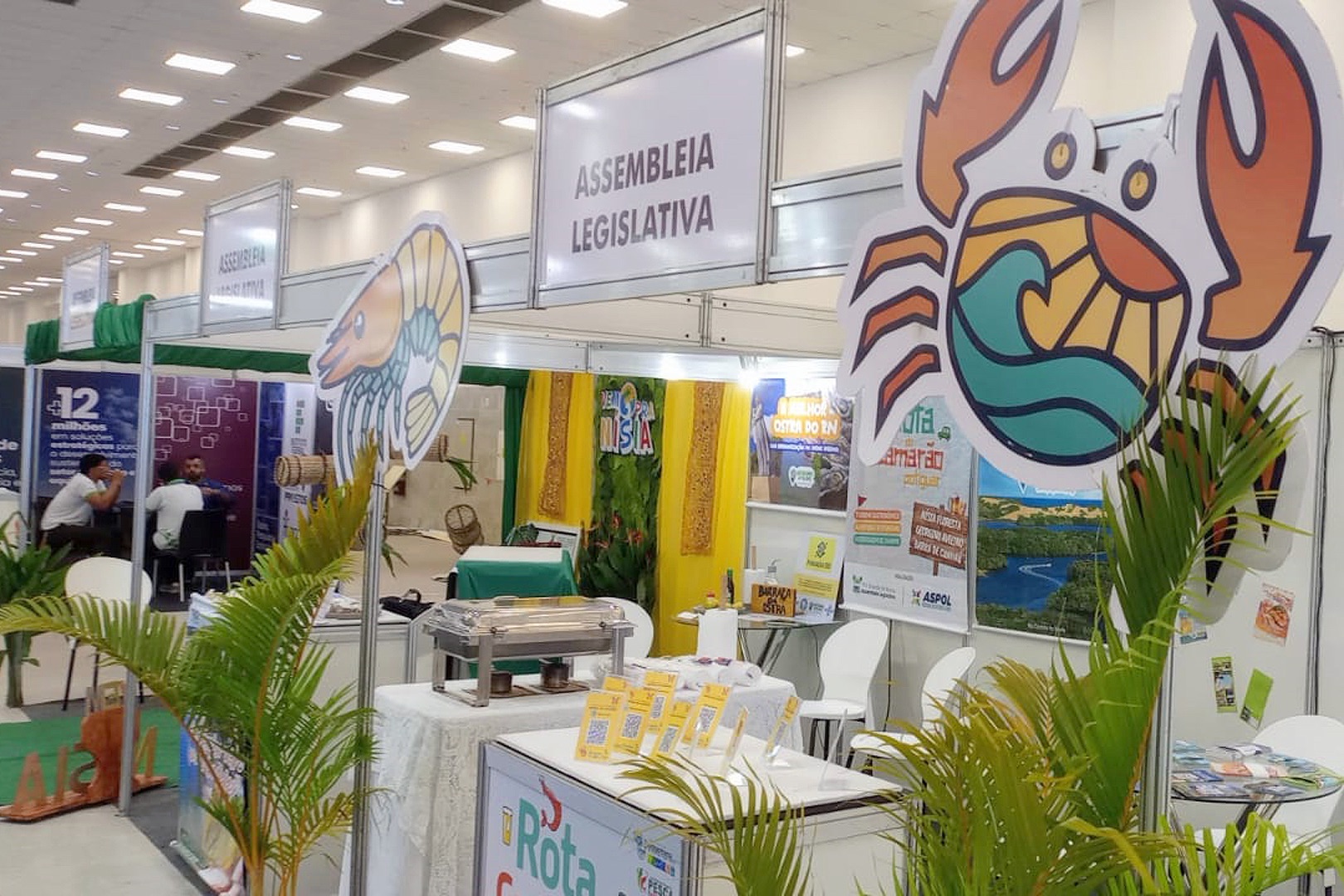 Aspol participa da 21ª edição da FENACAM com stand temático da “Rota do Camarão Potiguar”