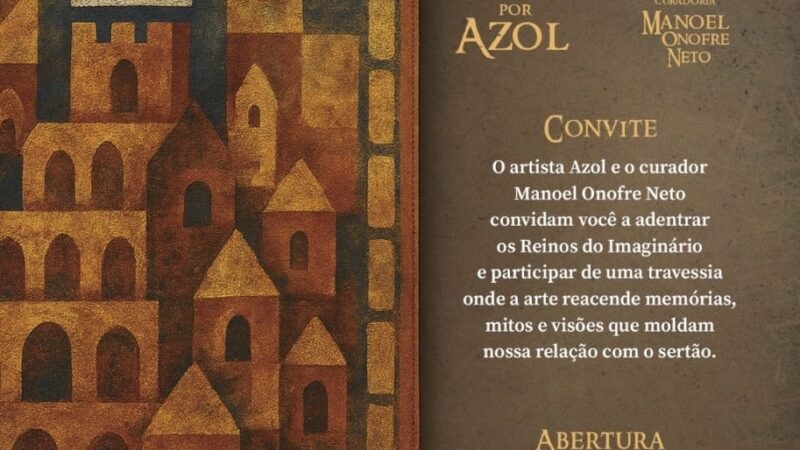 Artista potiguar Azol mistura sertão e misticismo em nova exposição na Pinacoteca de Natal