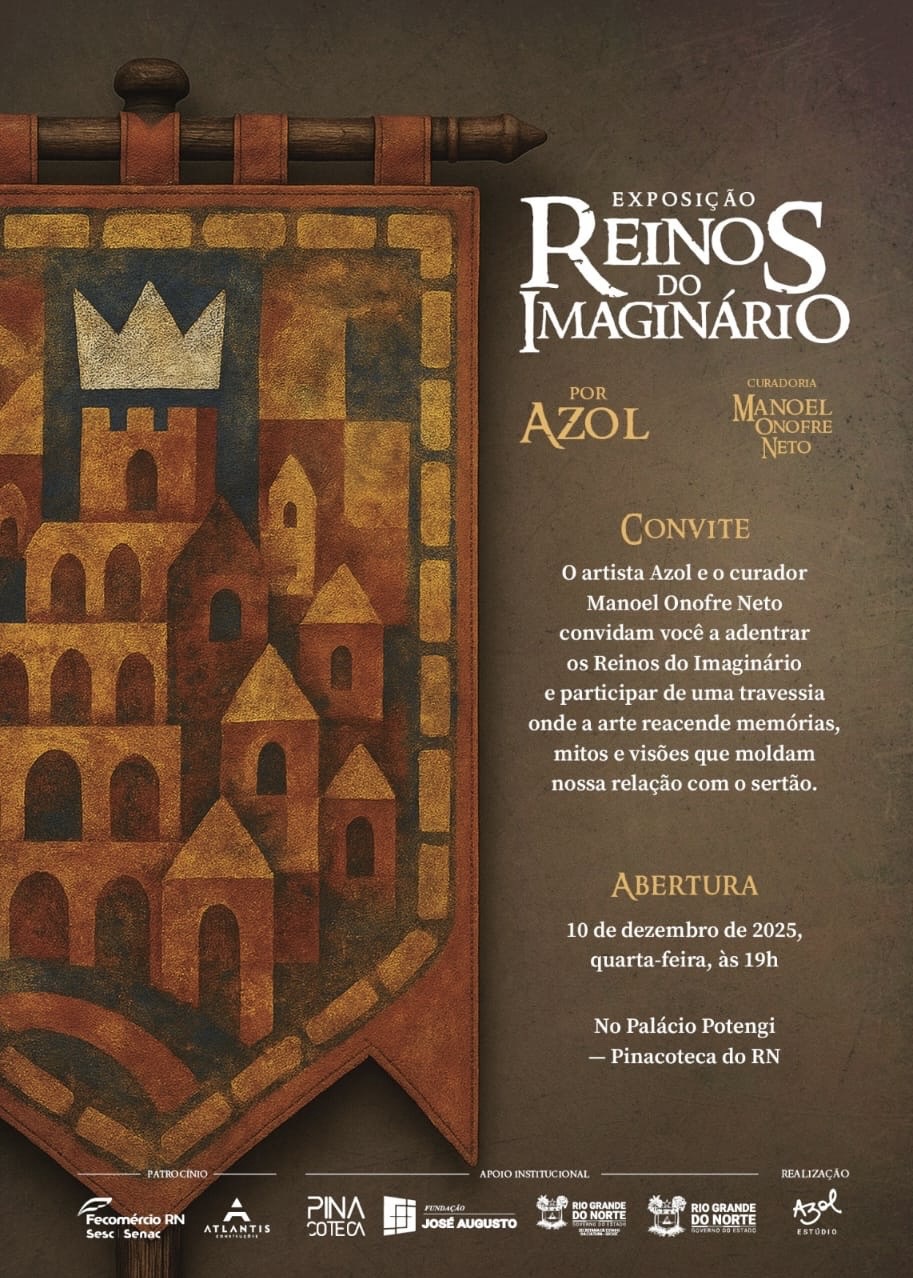 Artista potiguar Azol mistura sertão e misticismo em nova exposição na Pinacoteca de Natal