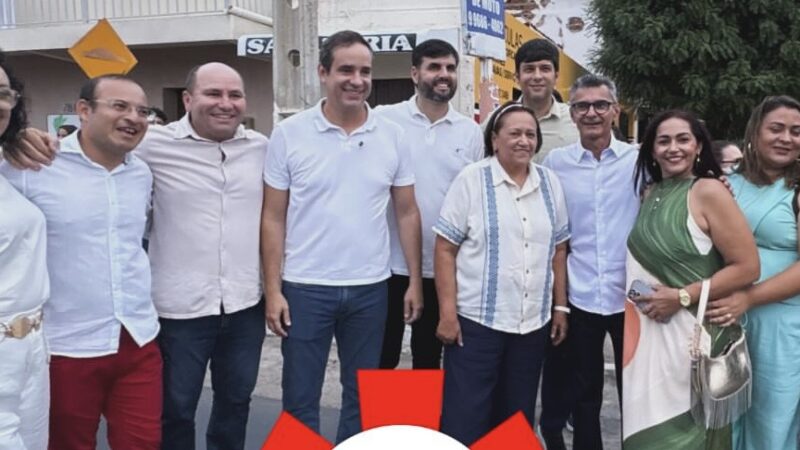 Fátima e Cadu entregam recuperação da Barragem Boqueirão em Parelhas