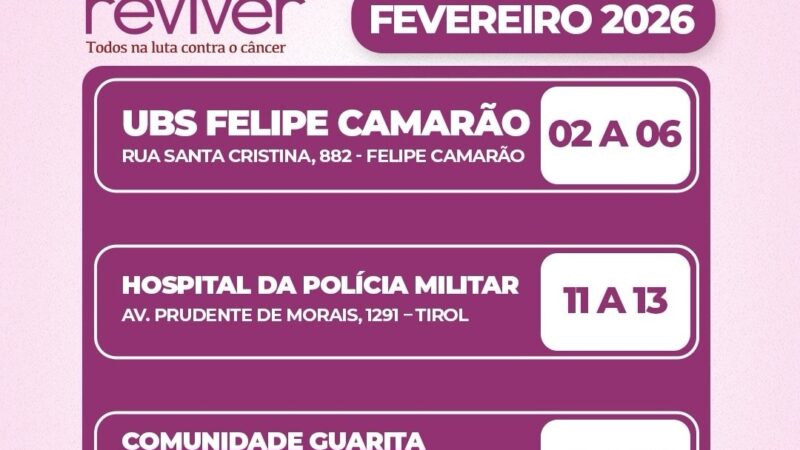 Grupo Reviver realiza mamografias gratuitas em Felipe Camarão até o dia 6