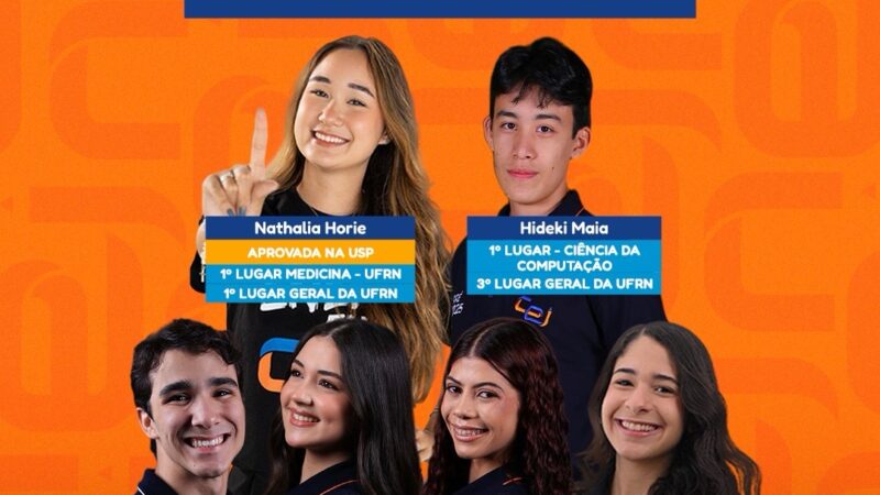 SISU 2026: Colégio CEI conquista 1º e 3º lugares gerais da UFRN