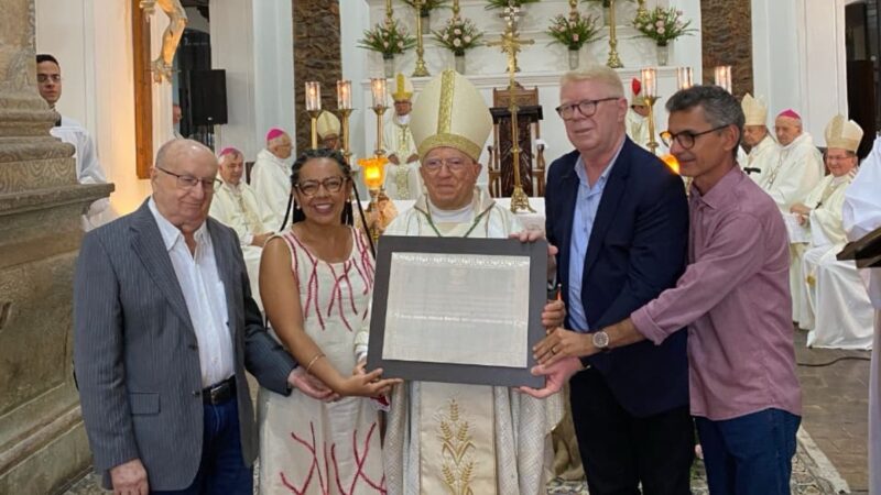 Dom Jaime Vieira Rocha celebra 30 anos de sagração episcopal em missa na Antiga Catedral de Natal