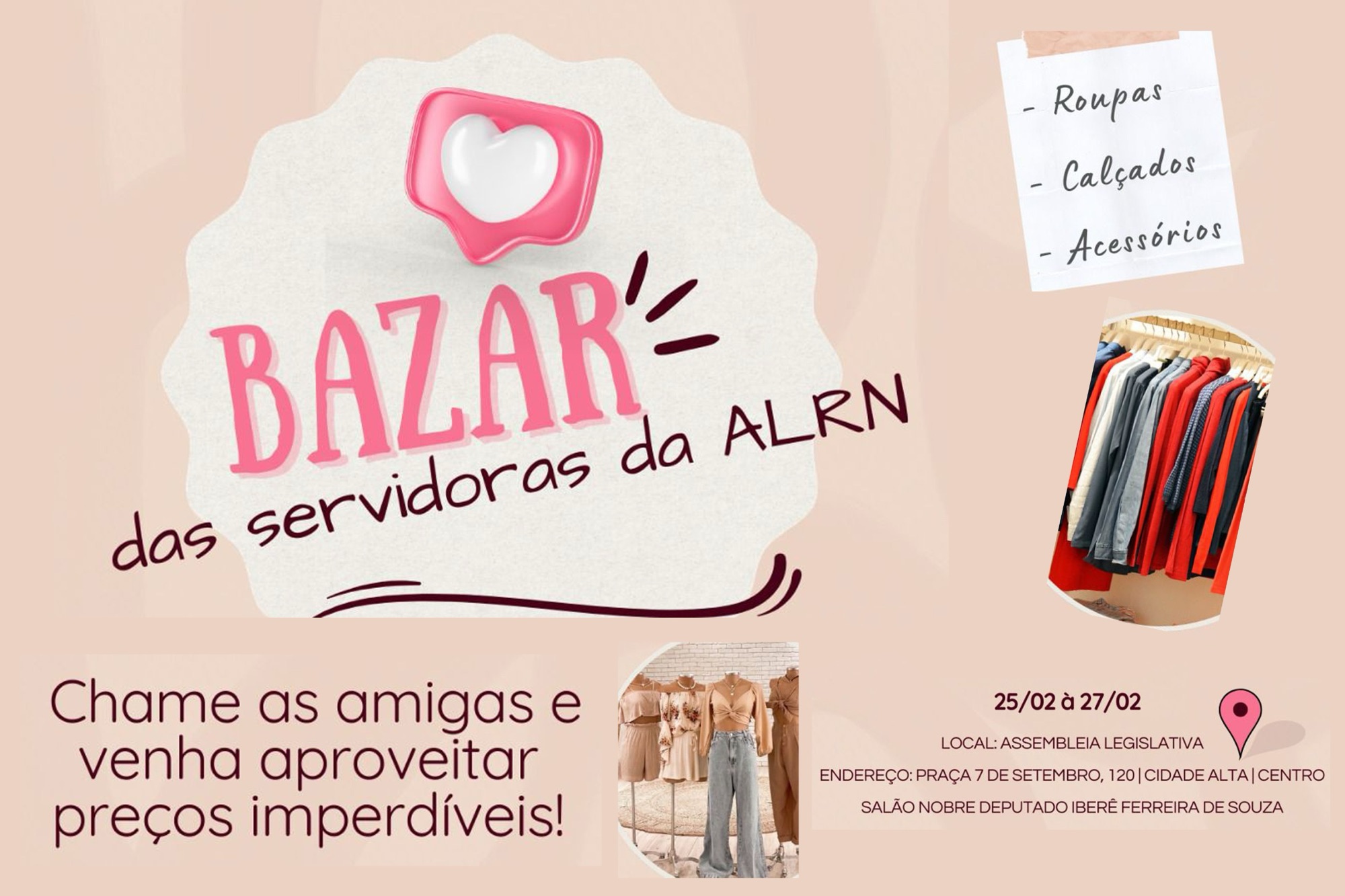 Bazar das Servidoras da ALRN abre inscrições para expositoras
