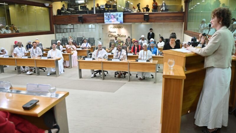 Sessão solene na Assembleia reforça combate ao racismo religioso e homenageia povos de terreiro