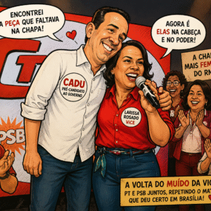 Acabou o suspense: PT anuncia Larissa Rosado como vice de Cadu e encerra novela da chapa