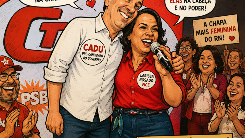 Acabou o suspense: PT anuncia Larissa Rosado como vice de Cadu e encerra novela da chapa