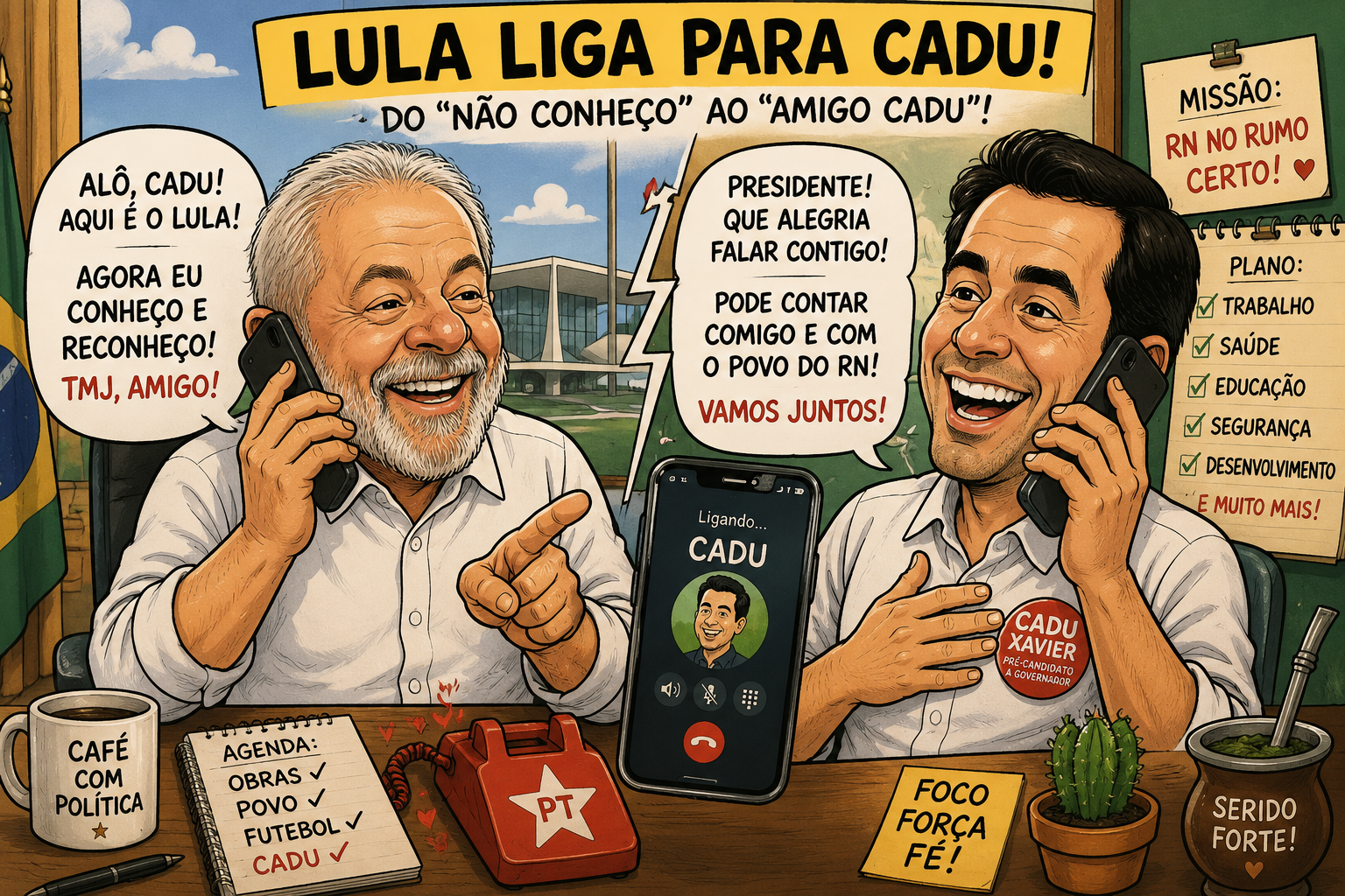 Capítulo 3 do muído: depois do “não conheço”, Lula liga para Cadu e internet vai à loucura